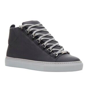 BALENCIAGA Arena Black Grey high top sneakers